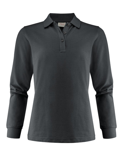 Printer Ladies Surf Pro LS Polo PE2265027 - Steel Grey - Customisable Polos