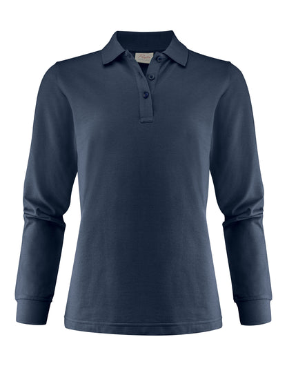 Printer Ladies Surf Pro LS Polo PE2265027 - Dark Navy - Customisable Polos