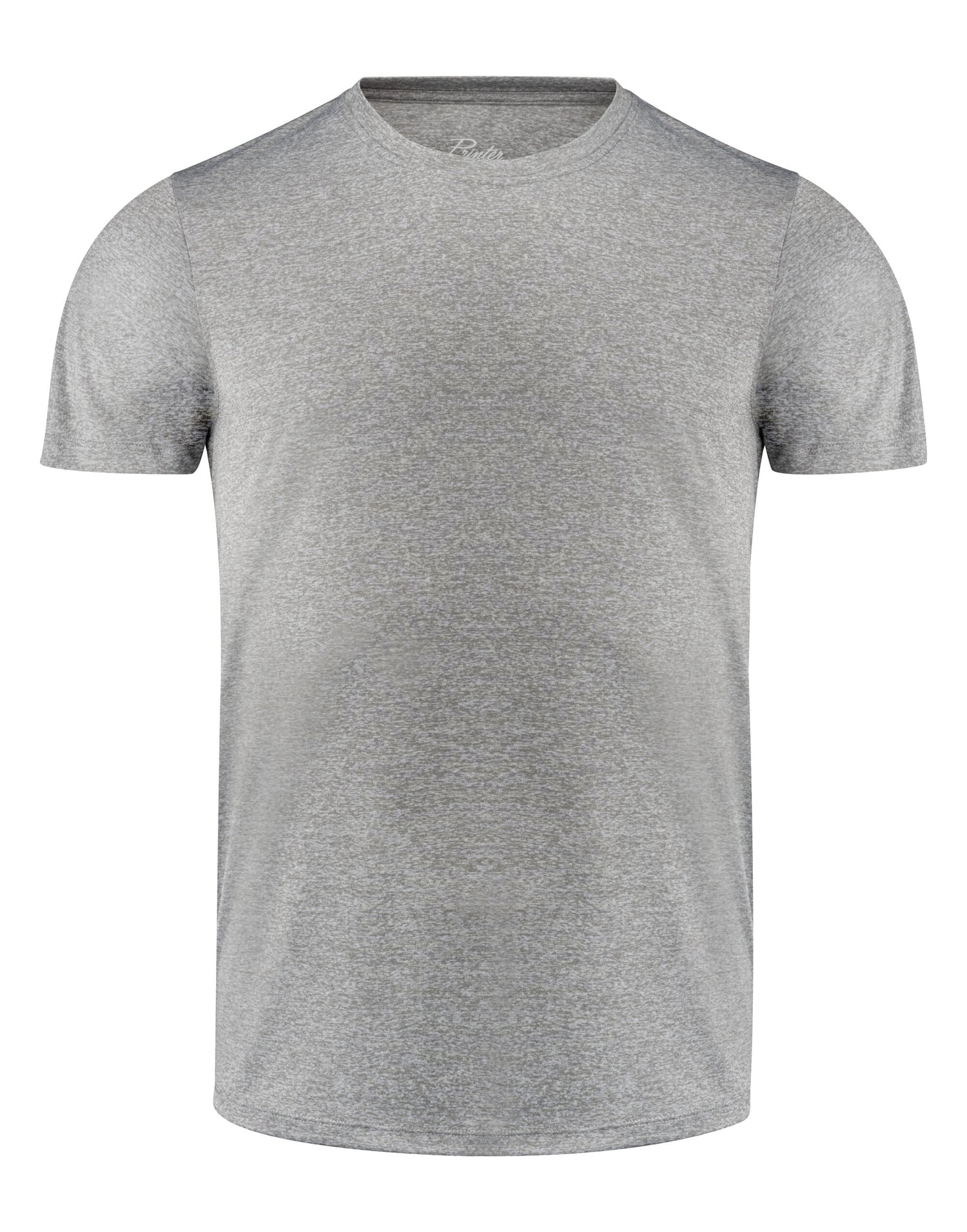 Printer Red Run Active T Shirt PR2264023 - Grey Melange - Customisable T-Shirt