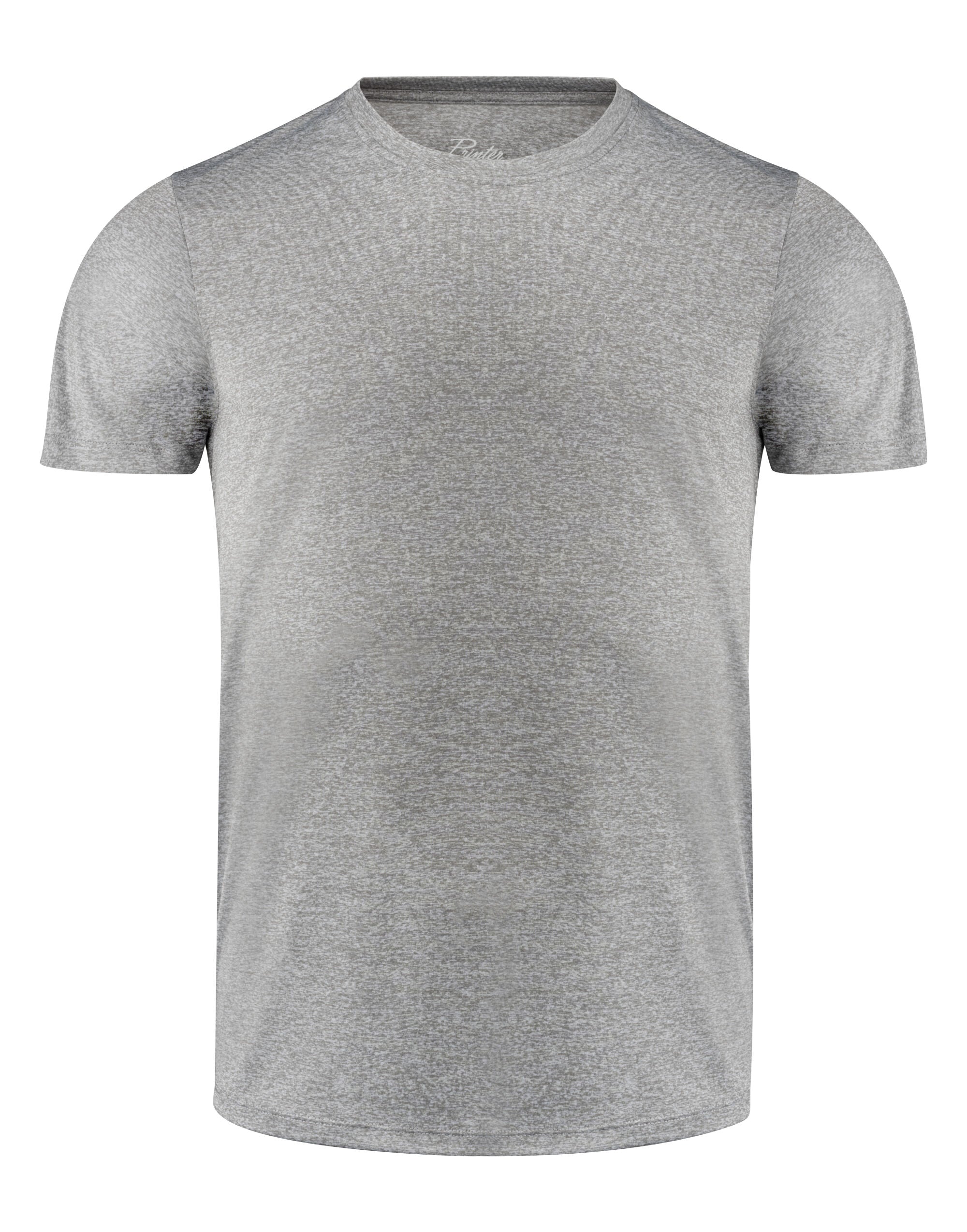 Printer Red Run Active T Shirt PR2264023 - Grey Melange - Customisable T-Shirt