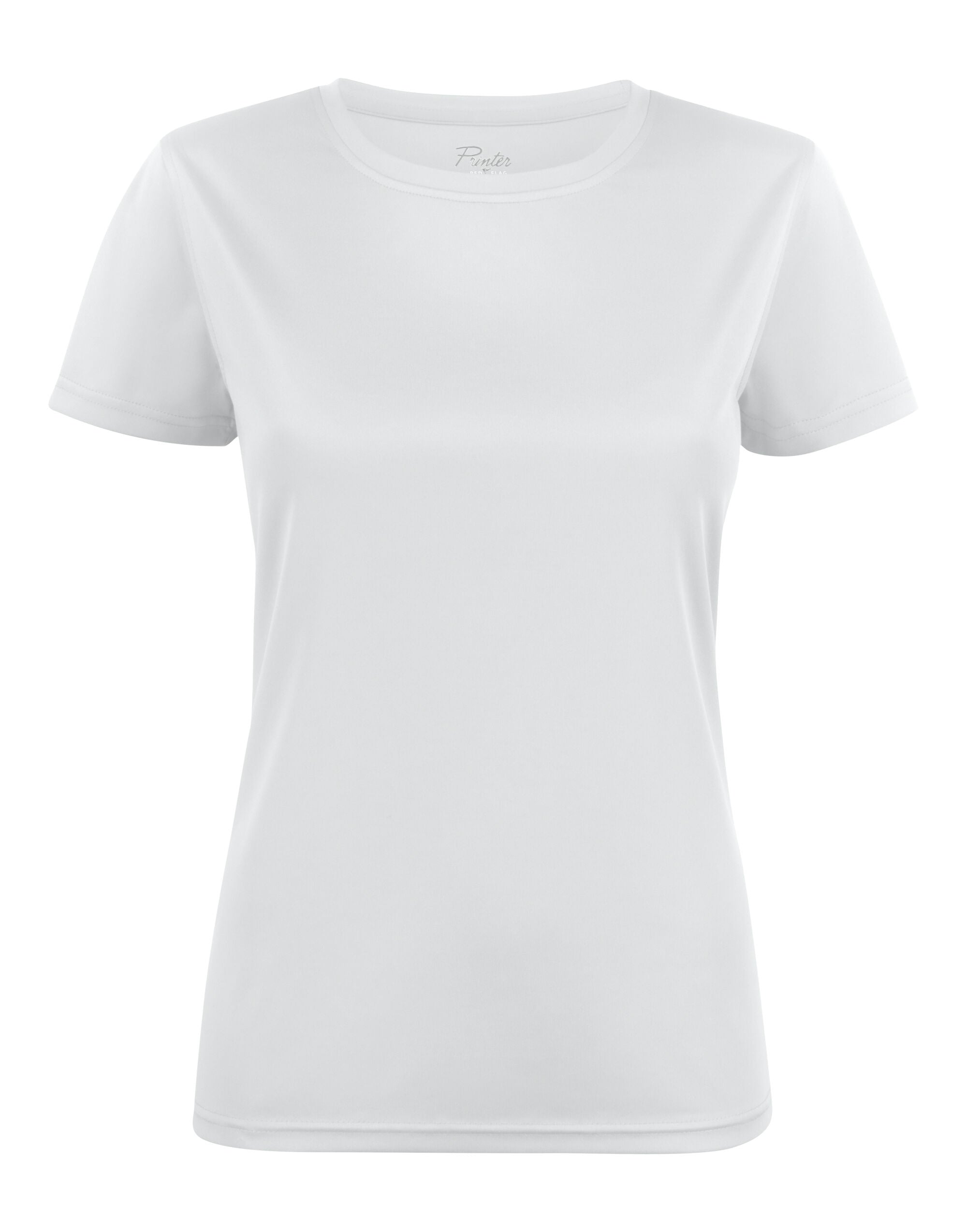 Printer Red Ladies Run T Shirt PR2264026 - White - Customisable T-Shirt