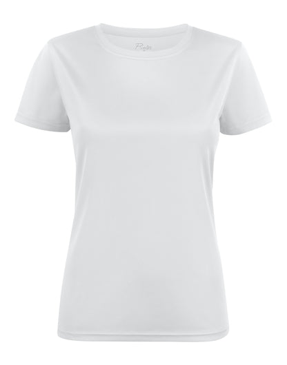 Printer Red Ladies Run T Shirt PR2264026 - White - Customisable T-Shirt