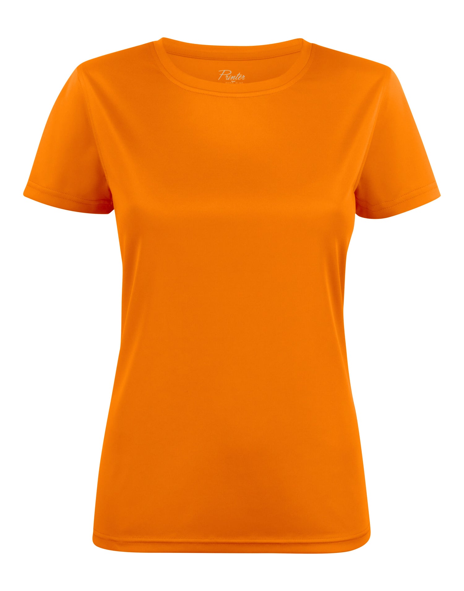 Printer Red Ladies Run T Shirt PR2264026 - Bright Orange - Customisable T-Shirt