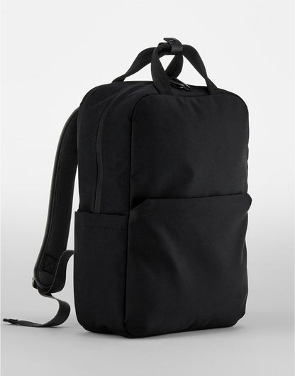 Quadra Stockholm Laptop Backpack qd271 - Black O S - Customisable Bags