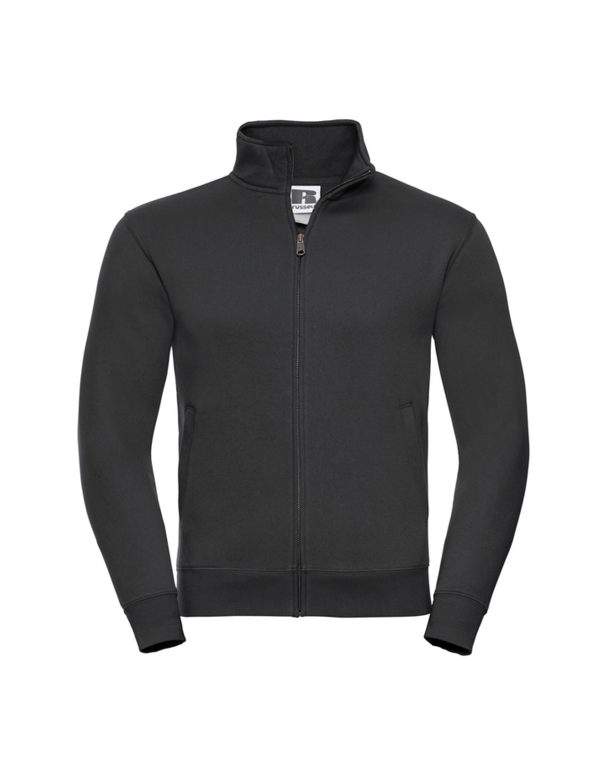 Russell Collection Russell Mens Authentic Sweat Jacket R267M - Black - Customisable Jacket