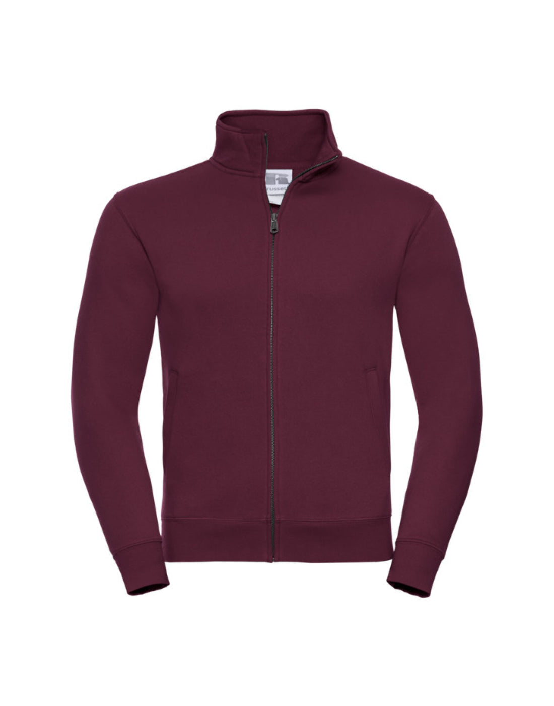 Russell Collection Russell Mens Authentic Sweat Jacket R267M - Burgundy - Customisable Jacket