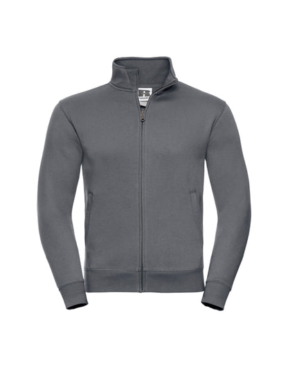 Russell Collection Russell Mens Authentic Sweat Jacket R267M - Convoy Grey - Customisable Jacket