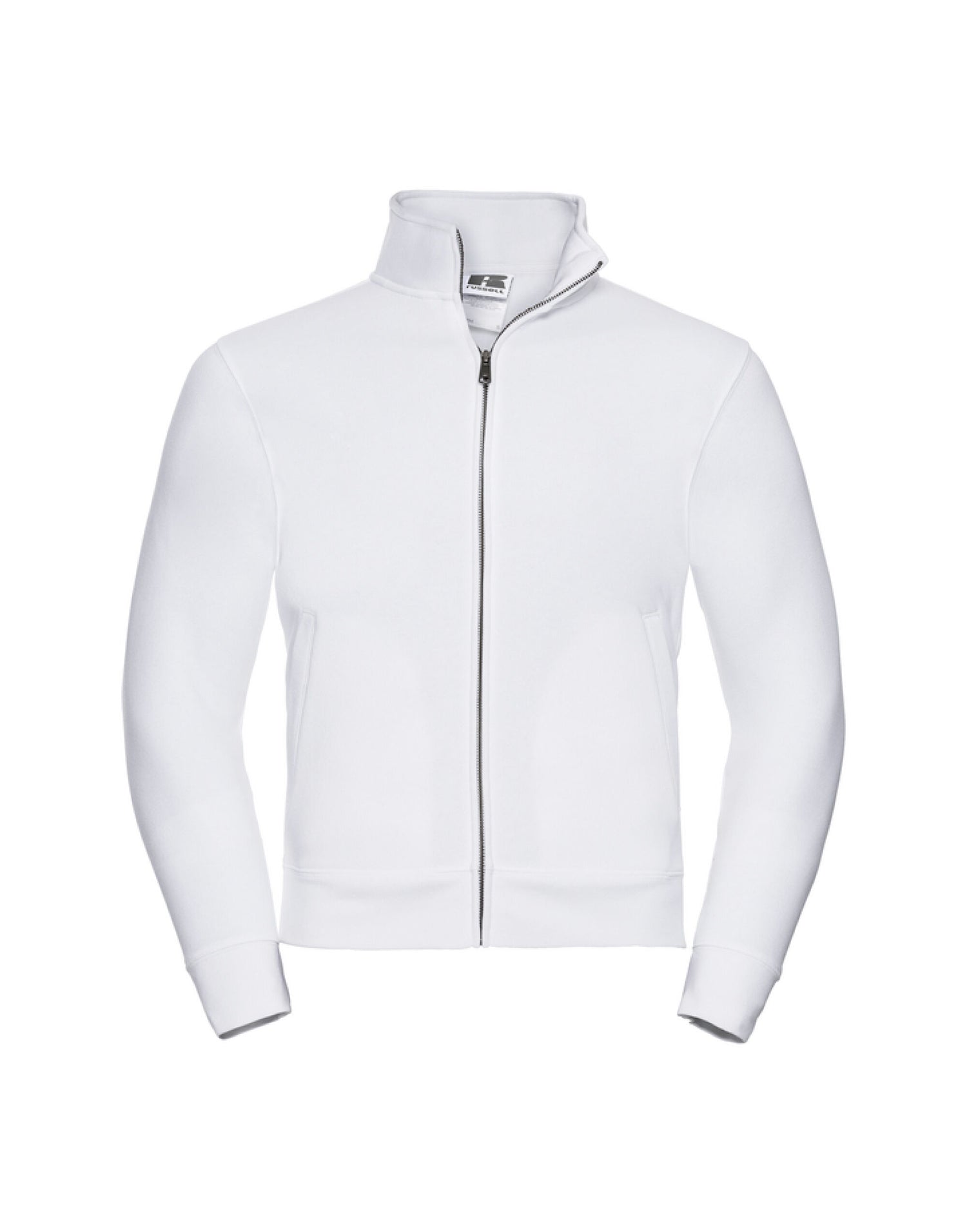 Russell Collection Russell Mens Authentic Sweat Jacket R267M - White - Customisable Jacket