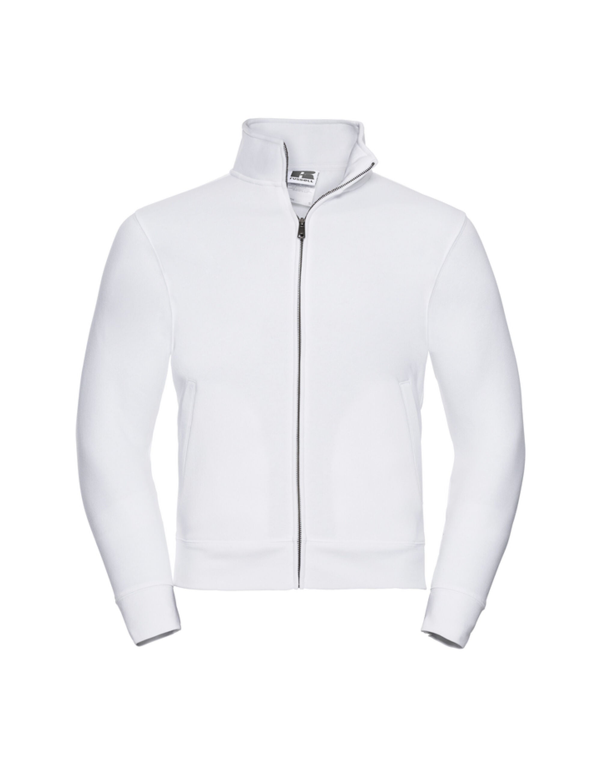Russell Collection Russell Mens Authentic Sweat Jacket R267M - White - Customisable Jacket