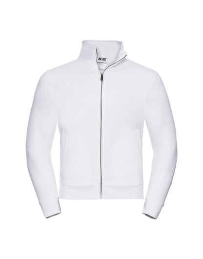 Russell Collection Russell Mens Authentic Sweat Jacket R267M - White - Customisable Jacket