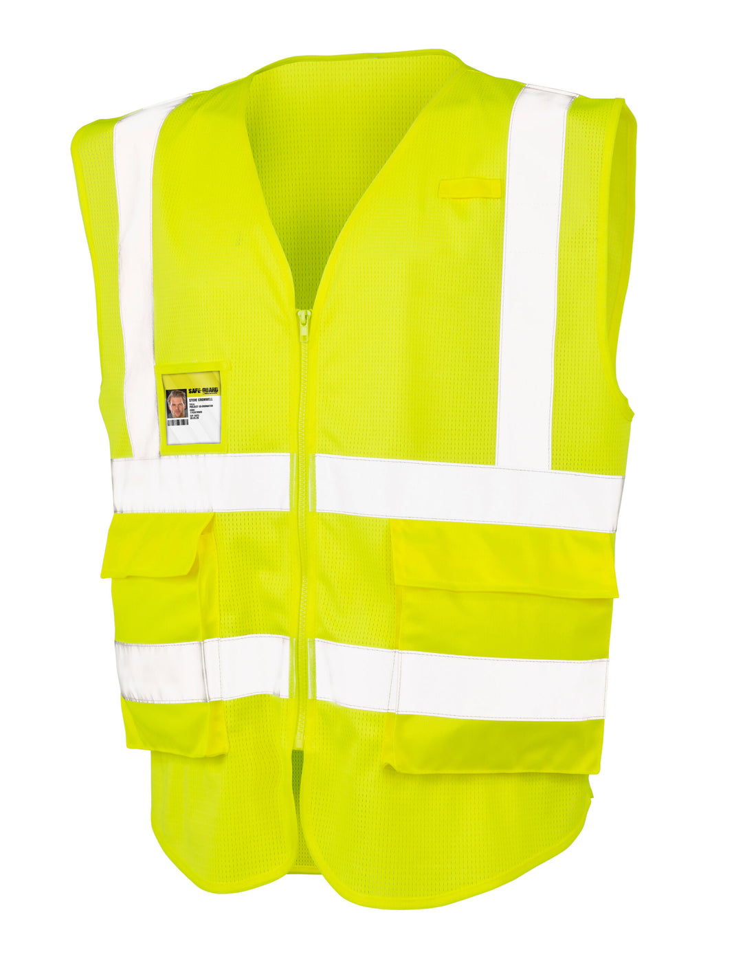 Result Sguard Exec Cool Mesh Safety Vest R479X - Fluoresent Yellow - Customisable Safetywear