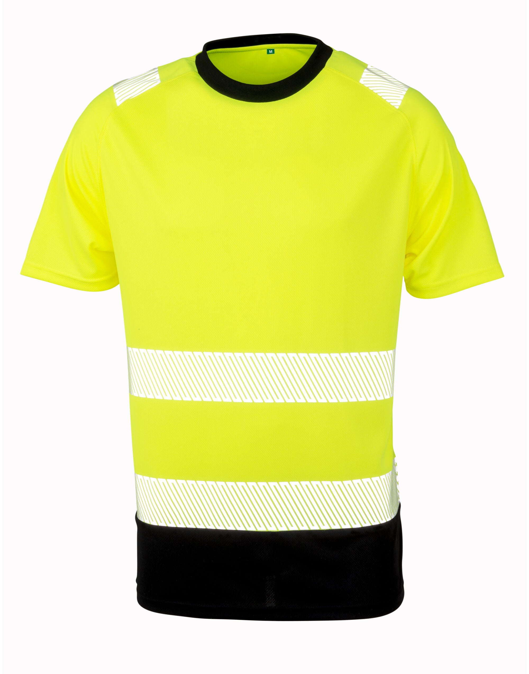 Result Recycled Safety T Shirt R502X - Fluoresent Yellow - Customisable T-Shirt
