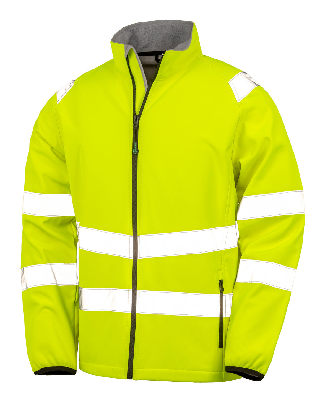 Result Recycled Printable Safety Sshell R505X - Fluoresent Yellow - Customisable Jacket