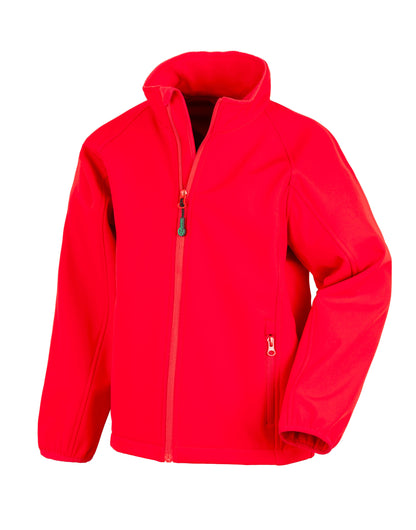 Result Genuine Recycled Result Recycled Jnr &amp; Youth Softshell R901JY - Red - Customisable Jacket