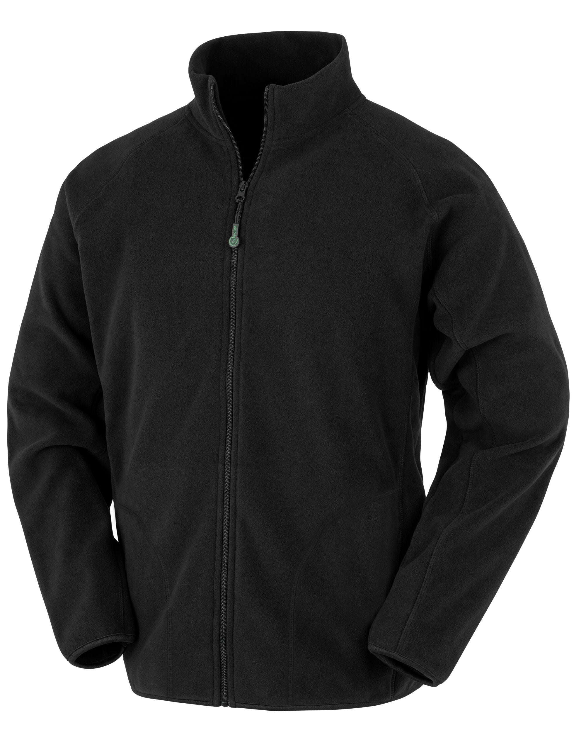 Result Recycled Microfleece Jacket R907X - Black - Customisable Jacket
