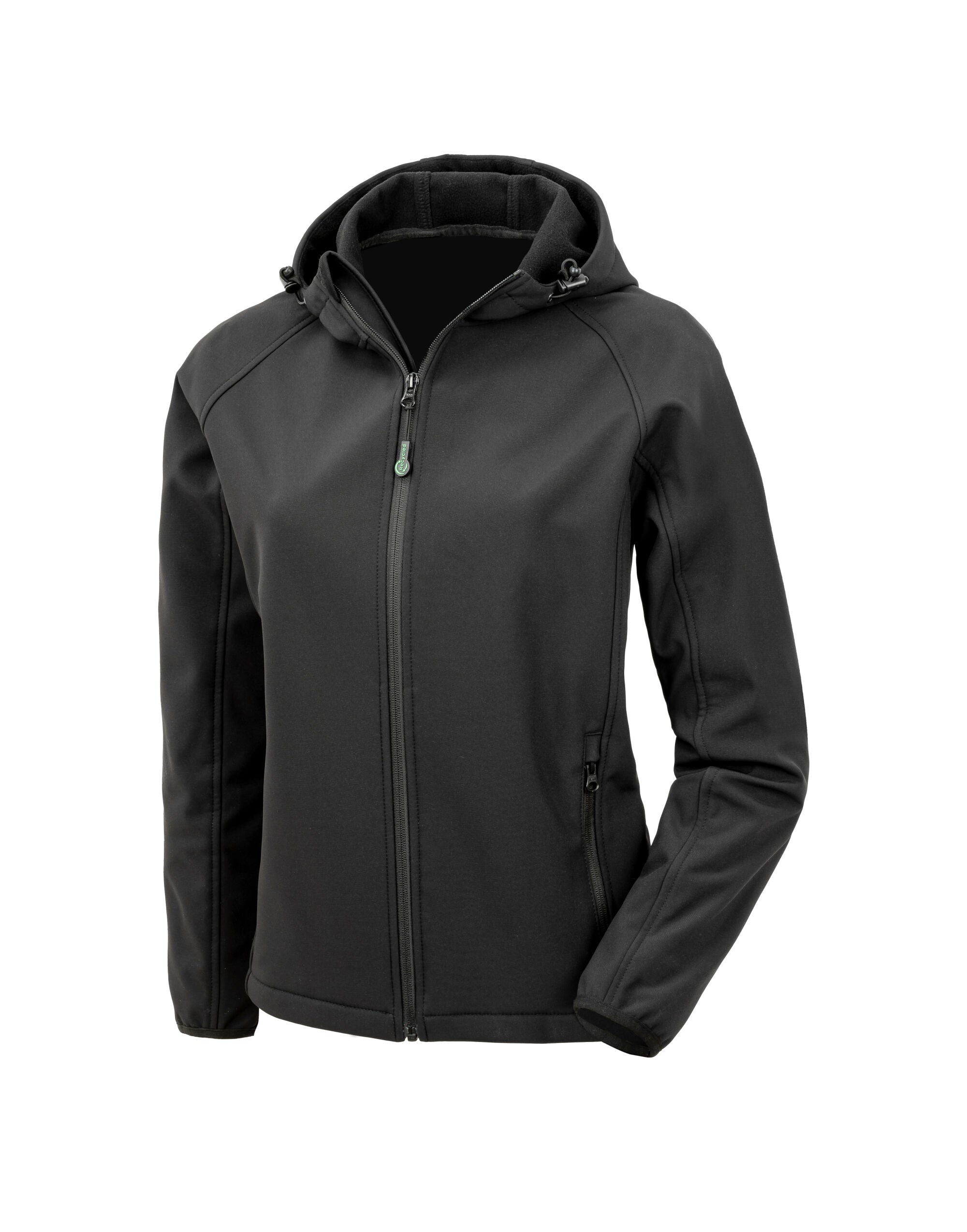 Result Ladies Recycled Pable Hood Shell R911F - Black - Customisable Jacket