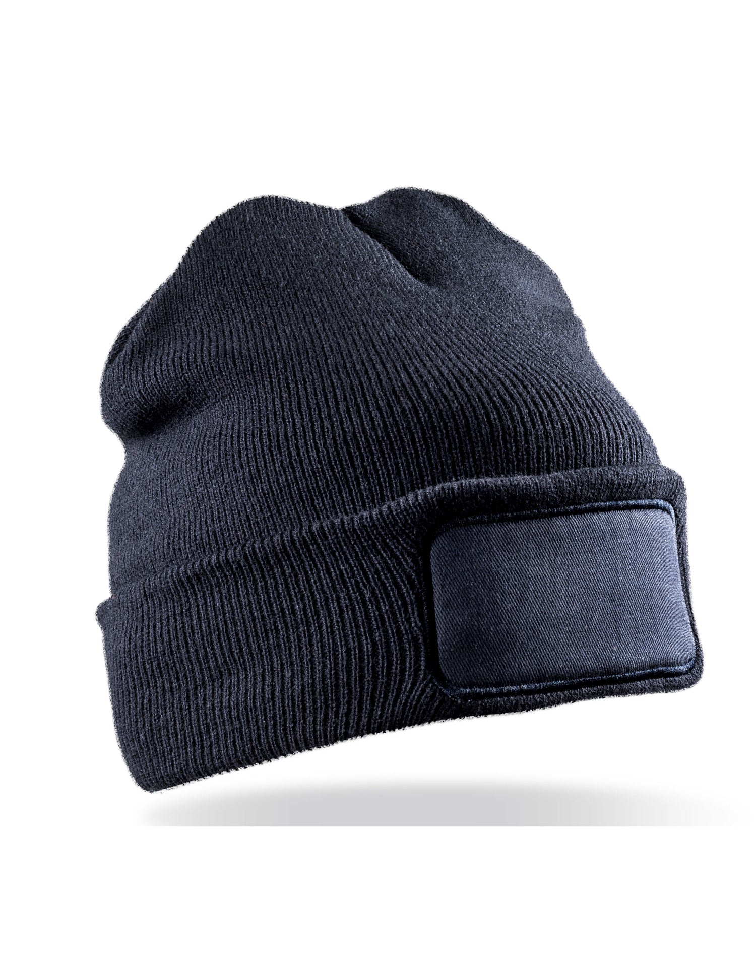 Result Recycled Dble Knit Printer Beanie rc927x - Navy O S - Customisable Caps