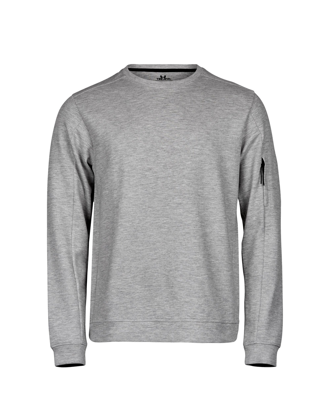 Tee Jays Athletic Crew Neck Sweat TJ5700 - Heather Grey - Customisable Sweatshirts