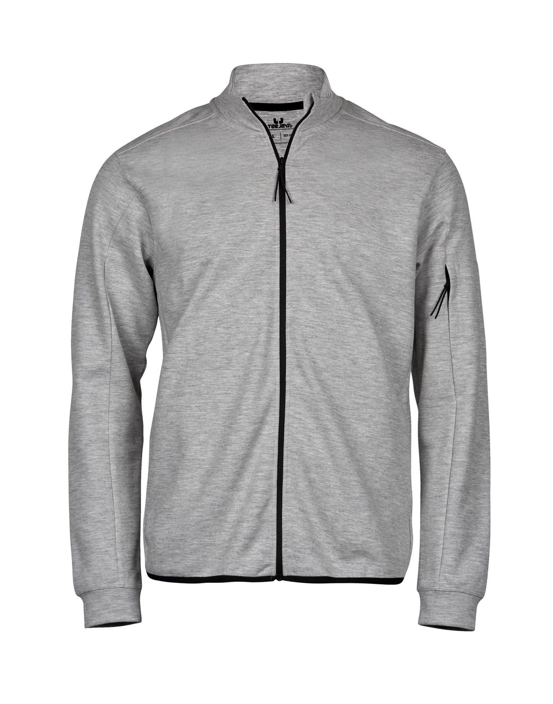 Tee Jays Athletic Full Zip Cardigan TJ5704 - Heather Grey - Customisable Cardigans