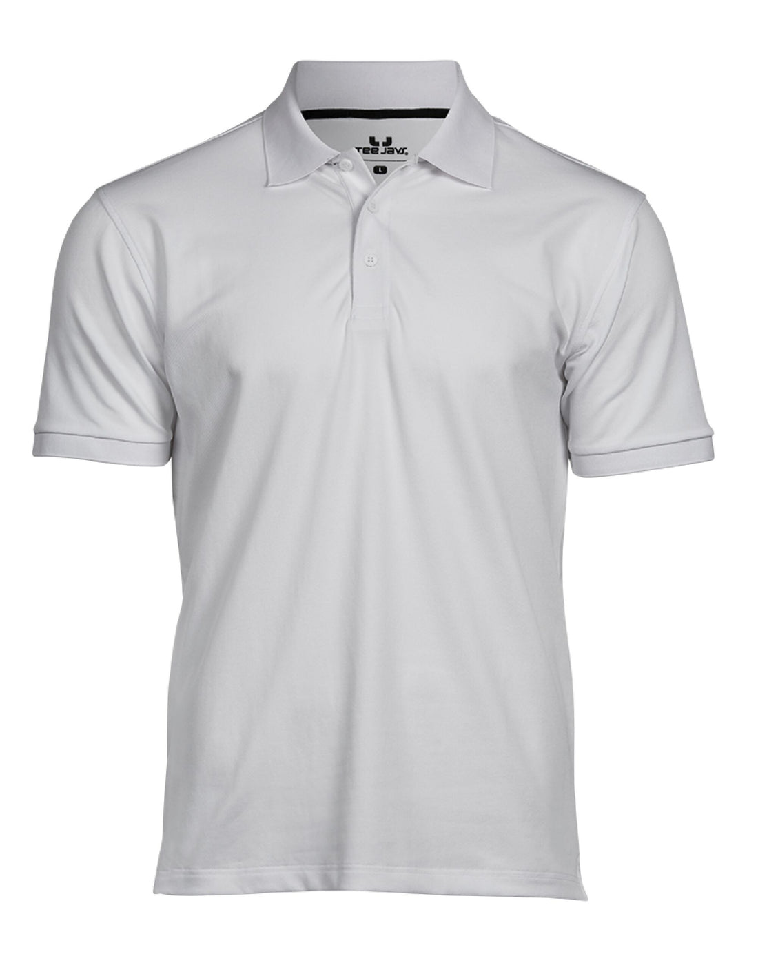 Tee Jays Men’s Club Polo TJ7000 - White - Customisable Polo Shirts