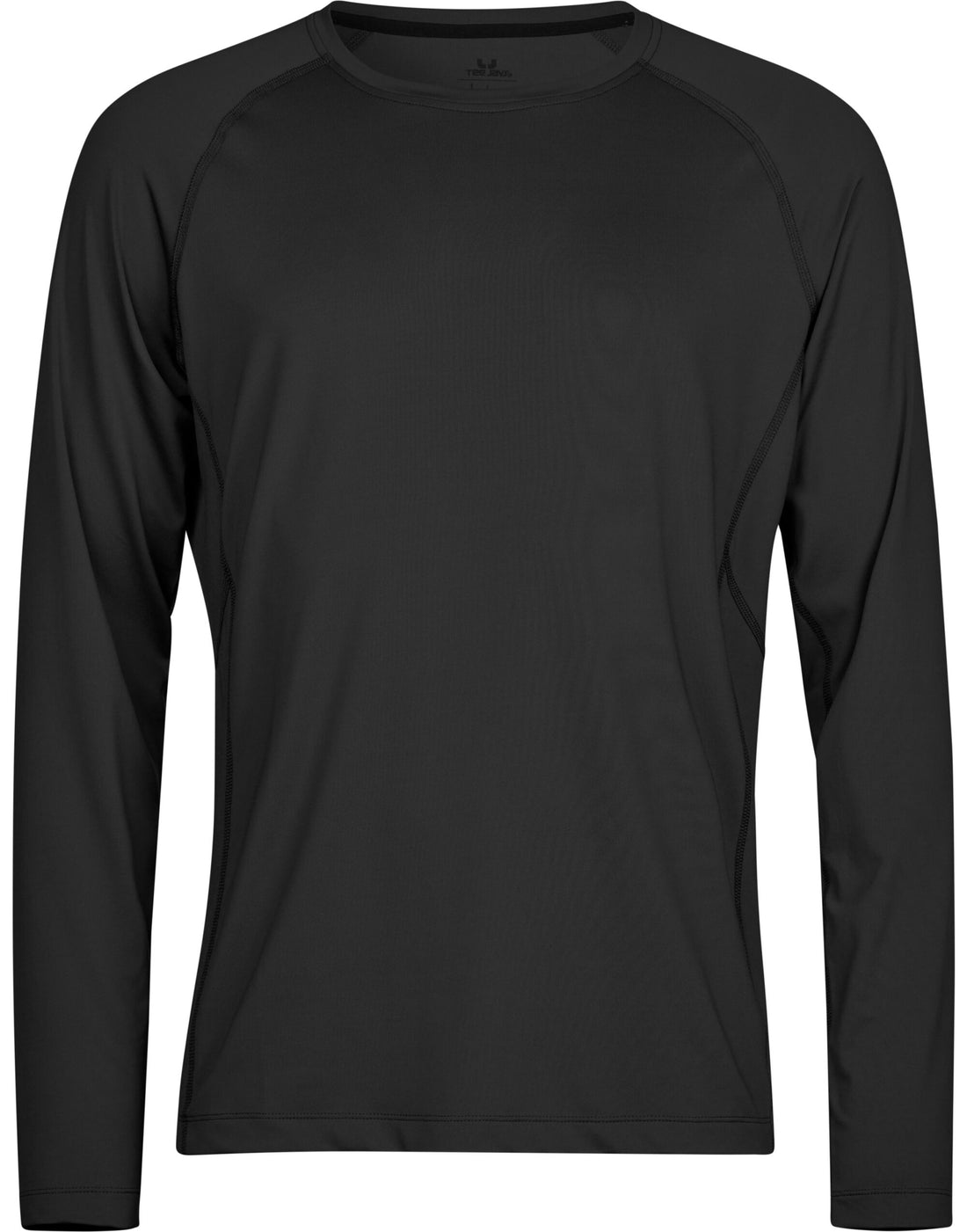Tee Jays Long Sleeve Cooldry Tee TJ7022 - Black - Customisable T-Shirt