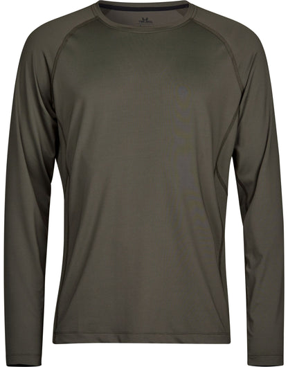 Tee Jays Long Sleeve Cooldry Tee TJ7022 - Deep Green - Customisable T-Shirt