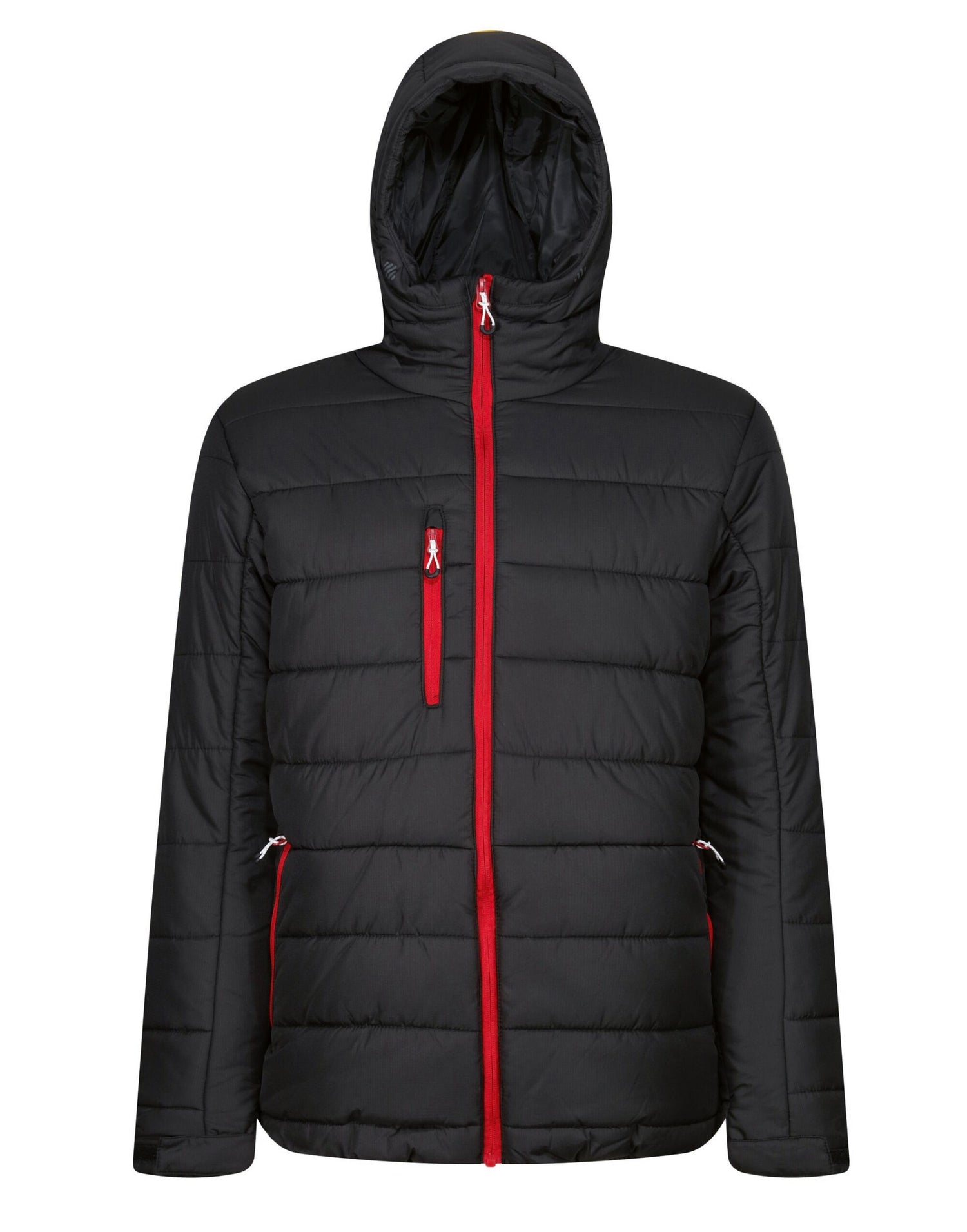 Regatta Professional Regatta Mens Navigate Thermal Jacket TRA241 - Black Classic Red - Customisable Jacket