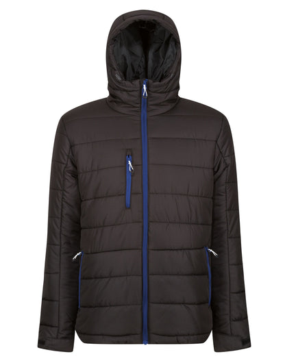 Regatta Professional Regatta Mens Navigate Thermal Jacket TRA241 - Black New Royal - Customisable Jacket