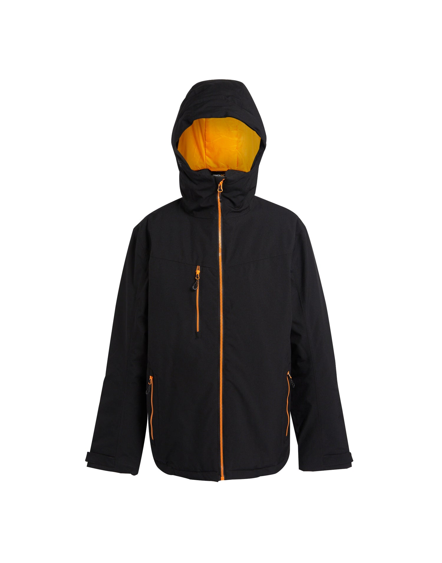 Regatta Professional Regatta Navigate WP Insulated Jacket TRA253 - Black Orange Pop - Customisable Jacket