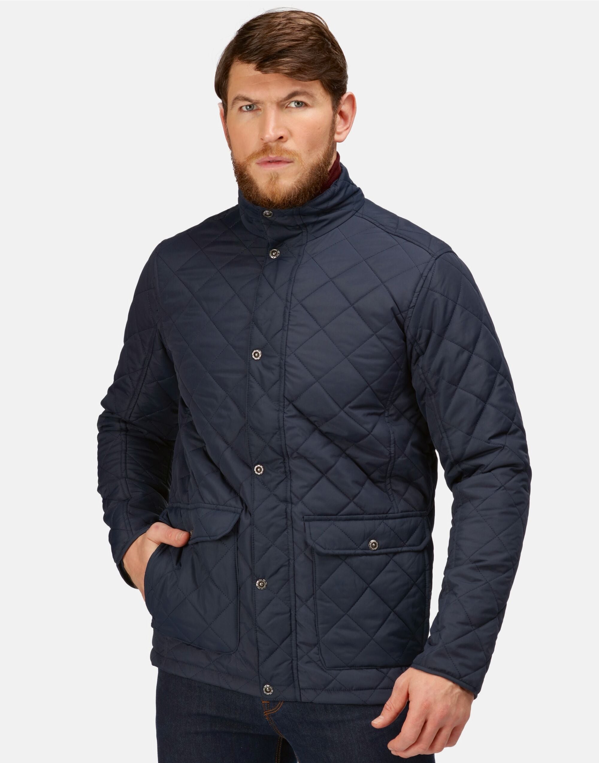 Regatta Professional Regatta Mens Tyler Quilted Jacket TRA441 - Navy - Customisable Jacket