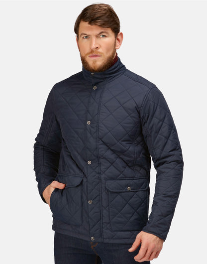 Regatta Professional Regatta Mens Tyler Quilted Jacket TRA441 - Navy - Customisable Jacket
