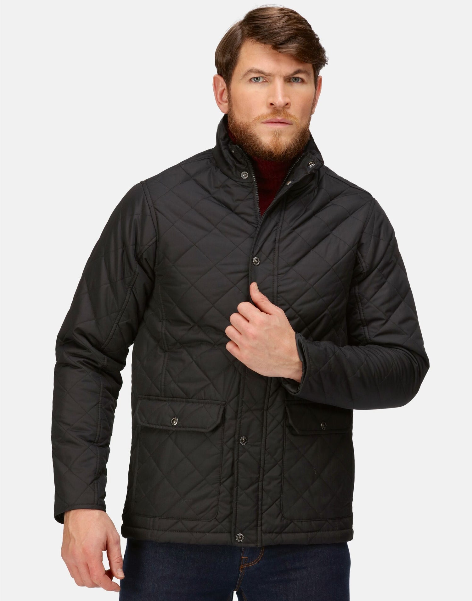 Regatta Professional Regatta Mens Tyler Quilted Jacket TRA441 - Black - Customisable Jacket
