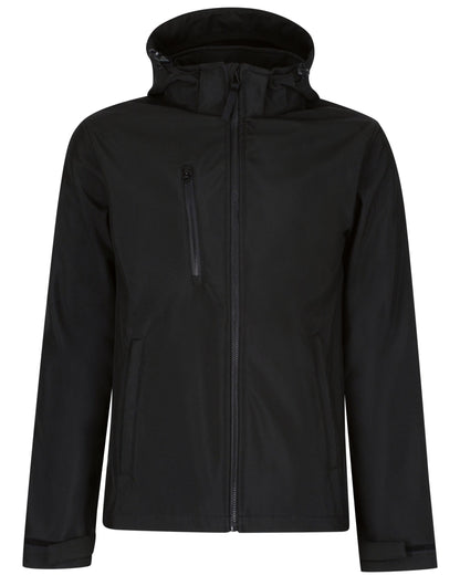 Regatta Professional Regatta Venturer Hooded Softshell tra701 - Black Black - Customisable Jacket