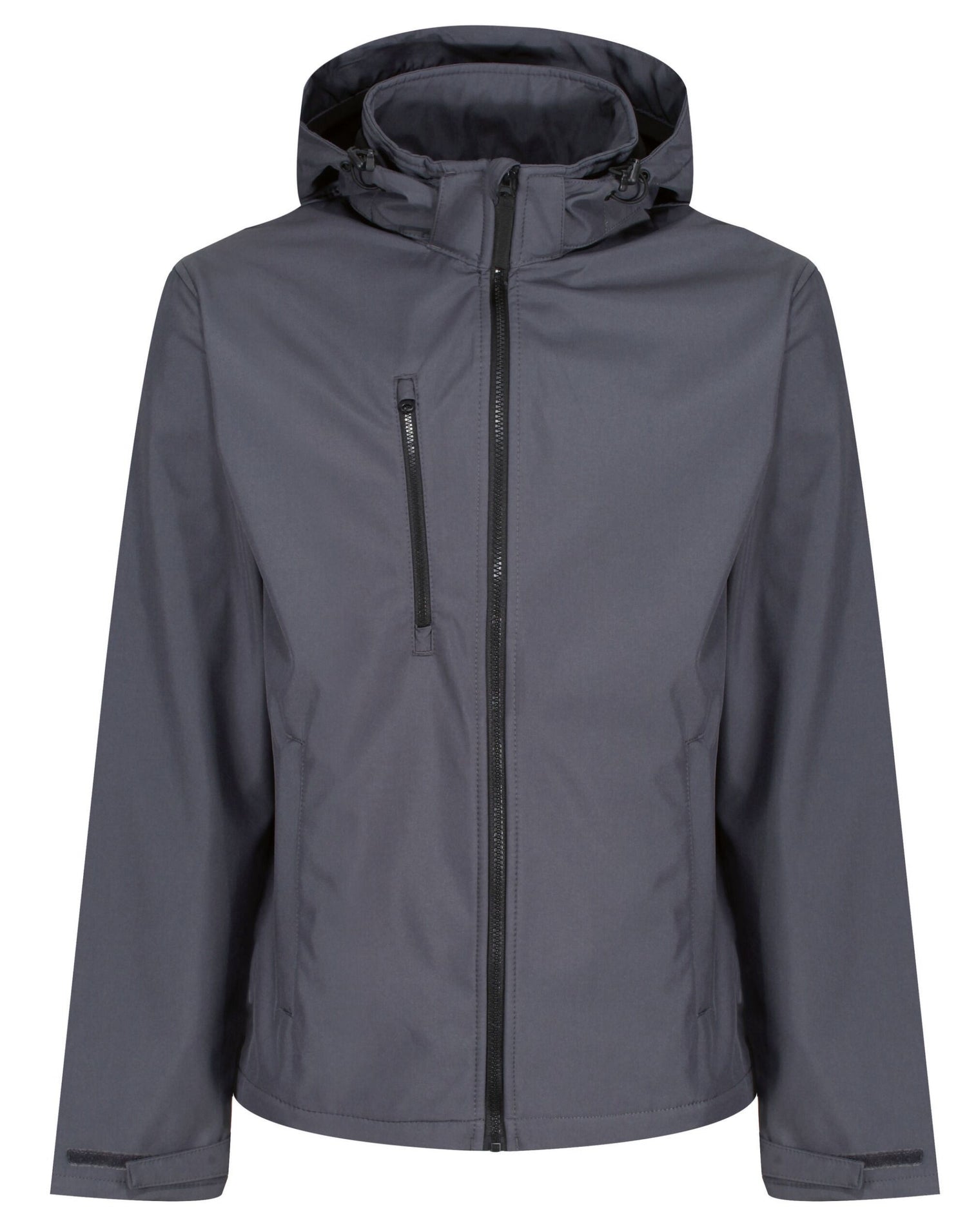 Regatta Professional Regatta Venturer Hooded Softshell tra701 - Seal Grey Black - Customisable Jacket
