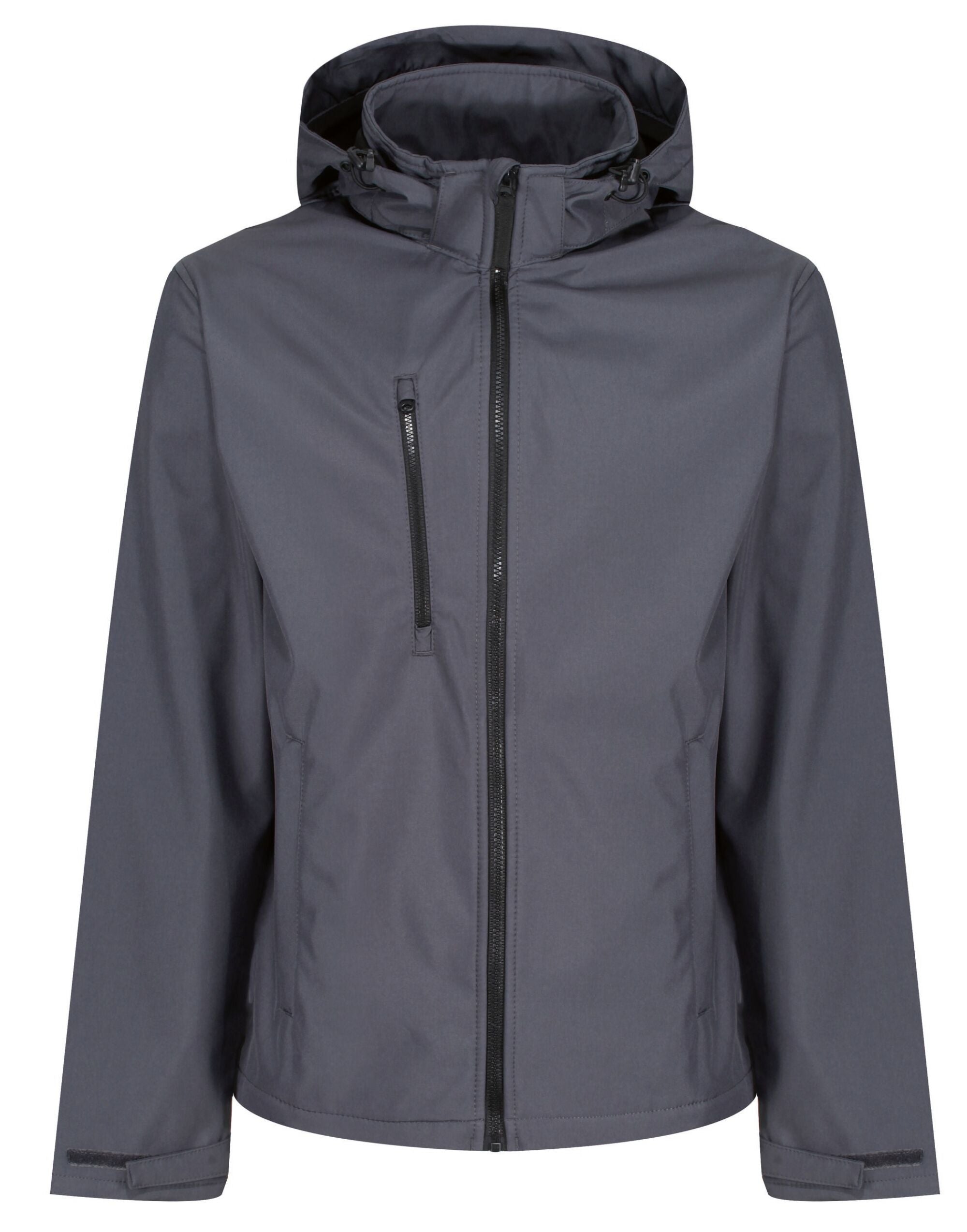 Regatta Professional Regatta Venturer Hooded Softshell tra701 - Seal Grey Black - Customisable Jacket