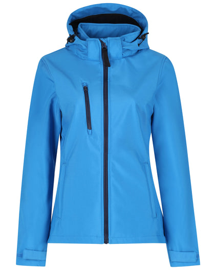 Regatta Professional Regatta Womens Venturer Hooded Softshell tra702 - French Blue Navy - Customisable Jacket