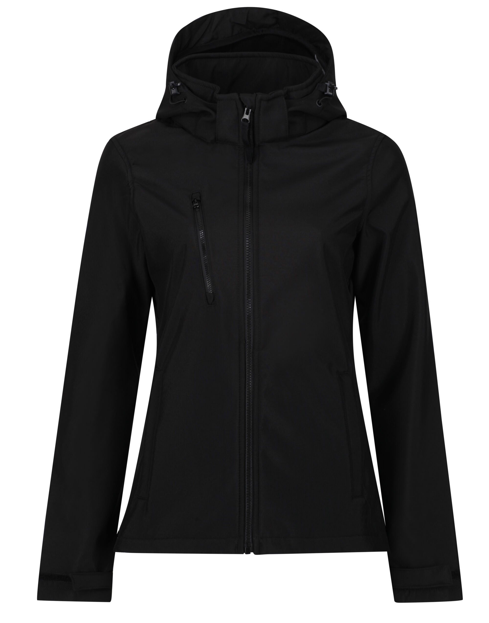 Regatta Professional Regatta Womens Venturer Hooded Softshell tra702 - Black Black - Customisable Jacket