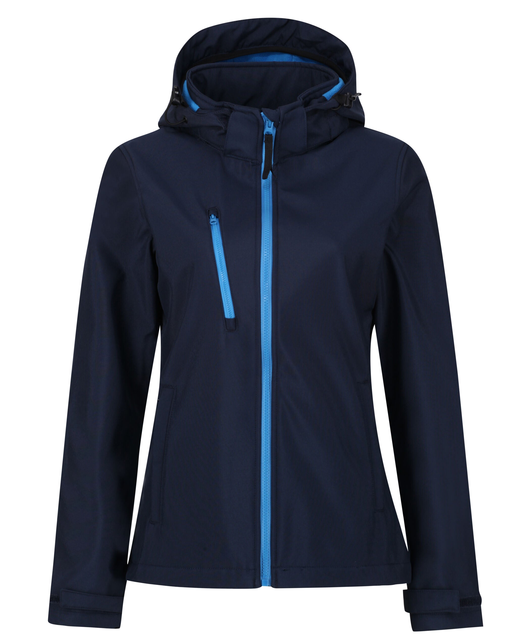 Regatta Professional Regatta Womens Venturer Hooded Softshell tra702 - Navy French Blue - Customisable Jacket