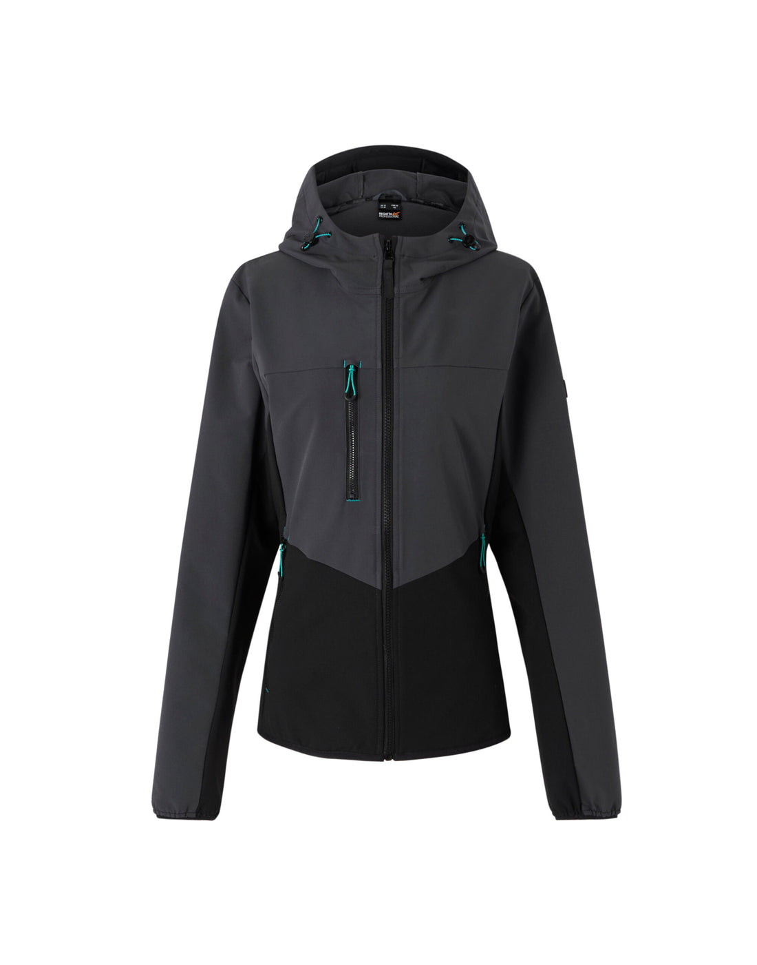 Regatta Professional Regatta Ladies Ada Stretch Softshell Jacket tra740 - Seal Grey Black - Customisable Jacket