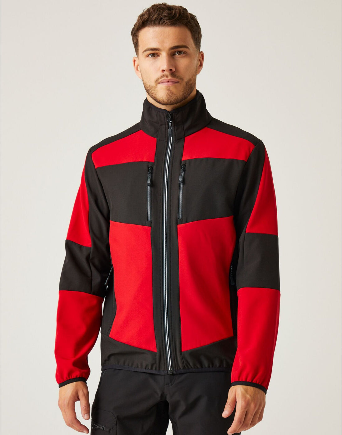 Regatta Professional Regatta E Volve Unisex 2 Layer Softshell tra753 - Classic Red Black - Customisable Jacket