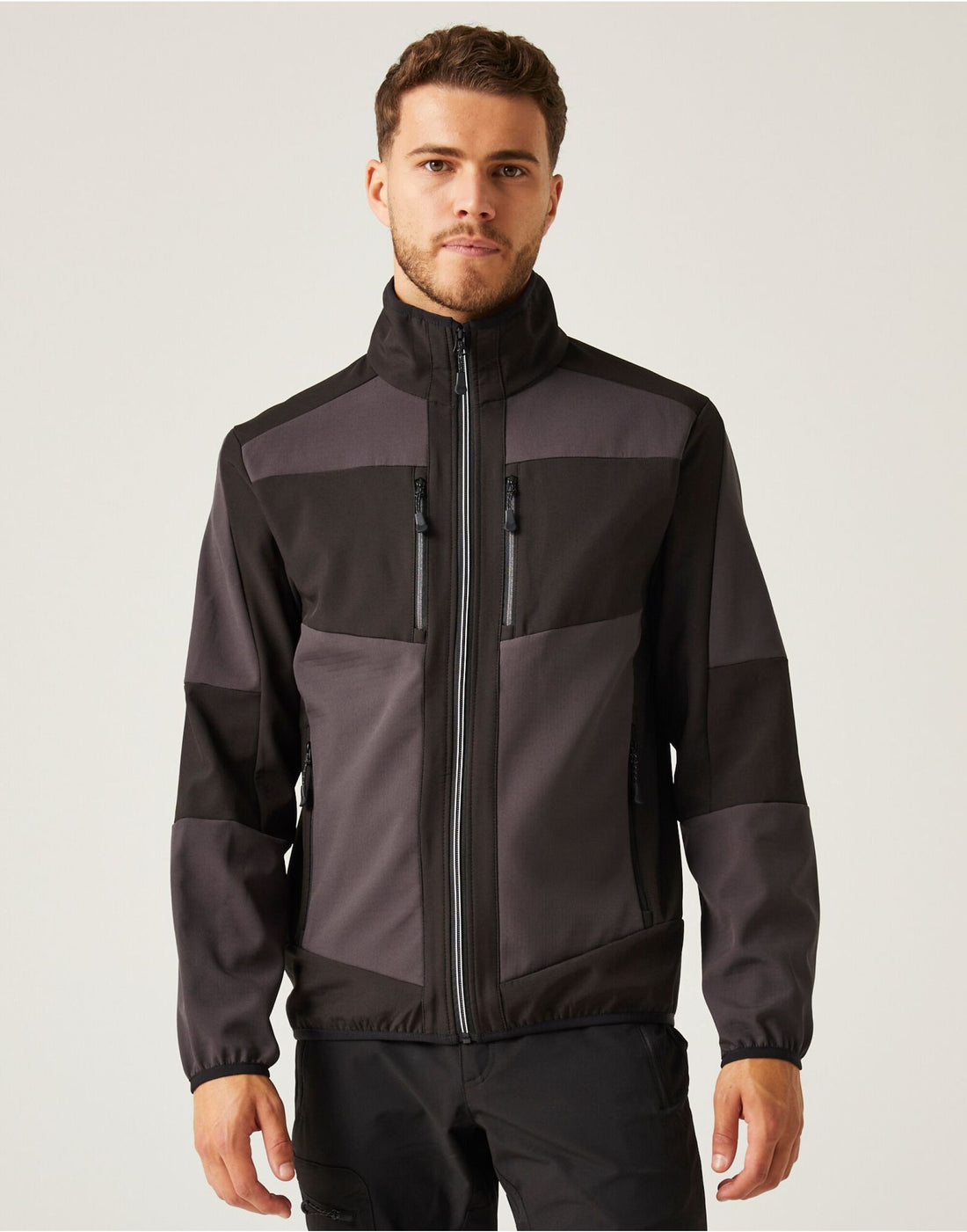 Regatta Professional Regatta E Volve Unisex 2 Layer Softshell tra753 - Ash Black - Customisable Jacket
