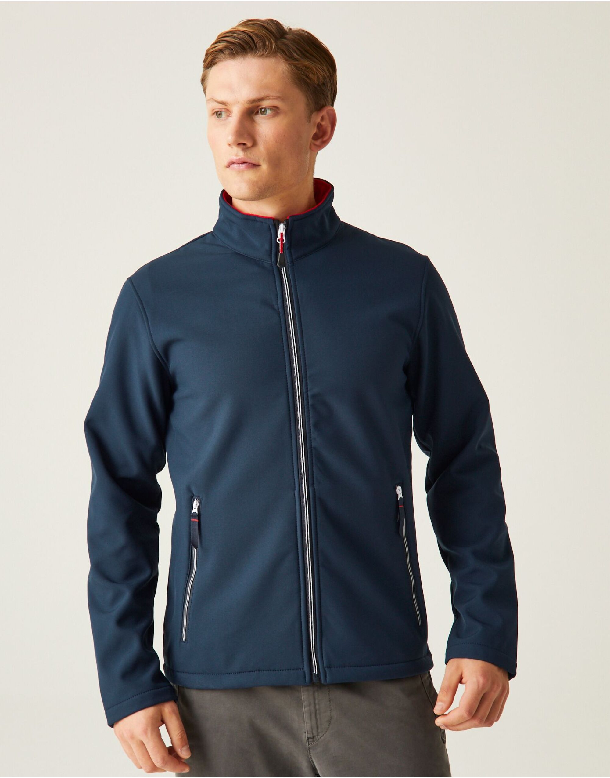 Regatta Professional Regatta Ascender 2 Layer Softshell tra762 - Navy Classic Red - Customisable Jacket