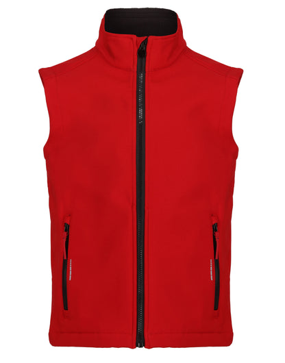 Regatta Junior Ablaze SShell Bodywarmer TRA882 - Classic Red Black - Customisable Bodywarmers