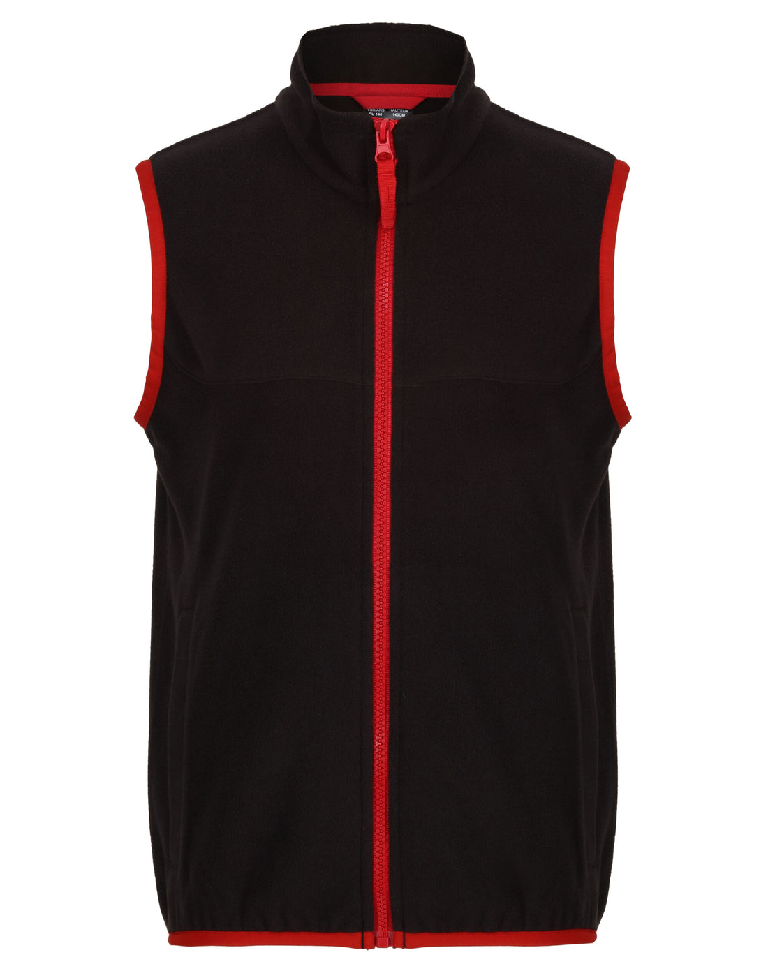 Regatta Junior Micro Fleece Bodywarmer TRA883 - Black Classic Red - Customisable Bodywarmers