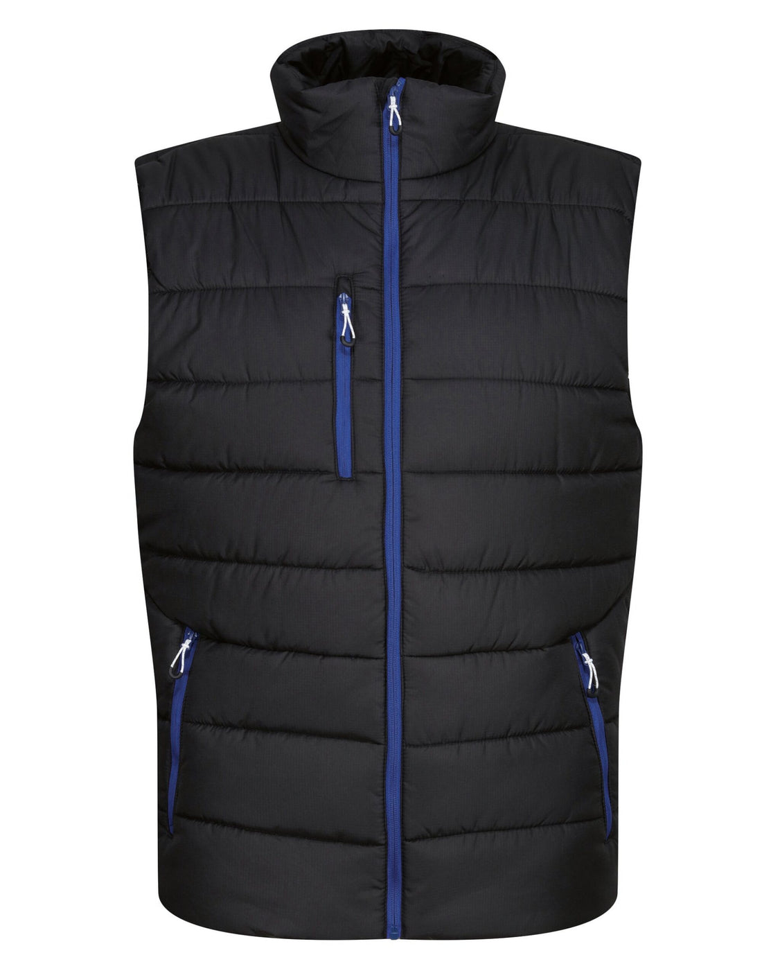 Regatta Professional Regatta Mens Navigate Thermal Bodywarmer TRA892 - Black New Royal - Customisable Bodywarmers