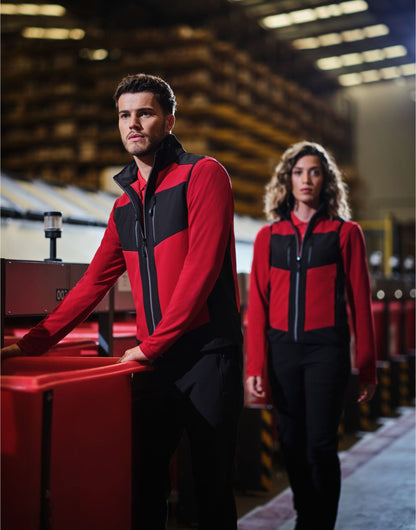 Regatta Professional Regatta E Volve 2L SoftShell BodyWarmer TRA907 - Classic Red Black - Customisable Bodywarmers