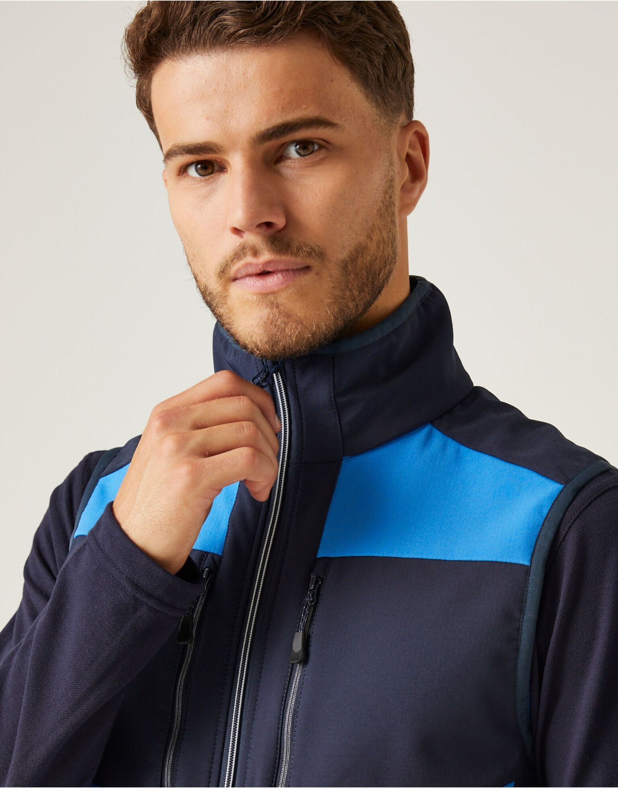 Regatta Professional Regatta E Volve 2L SoftShell BodyWarmer TRA907 - Strong Blue Navy - Customisable Bodywarmers