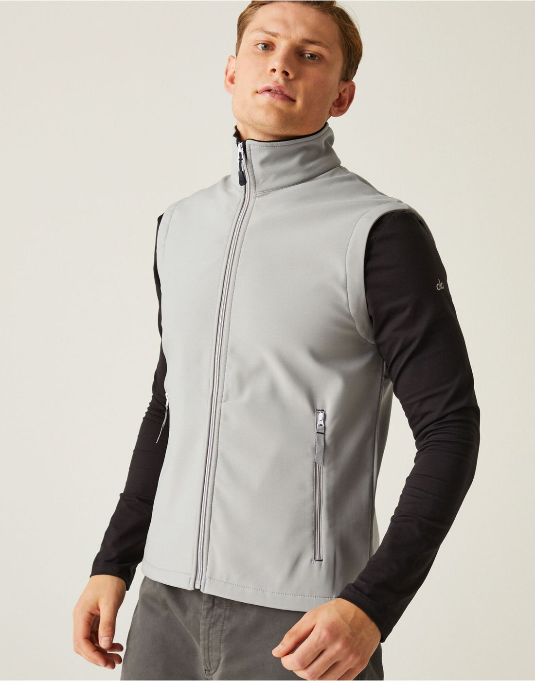Regatta Professional Regatta Ascender 2L Softshell Bodywarmer TRA925 - Mineral Grey Black - Customisable Bodywarmers