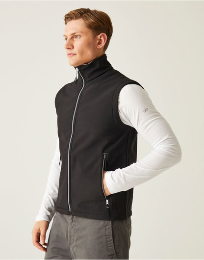 Regatta Professional Regatta Ascender 2L Softshell Bodywarmer TRA925 - Black Mineral Grey - Customisable Bodywarmers