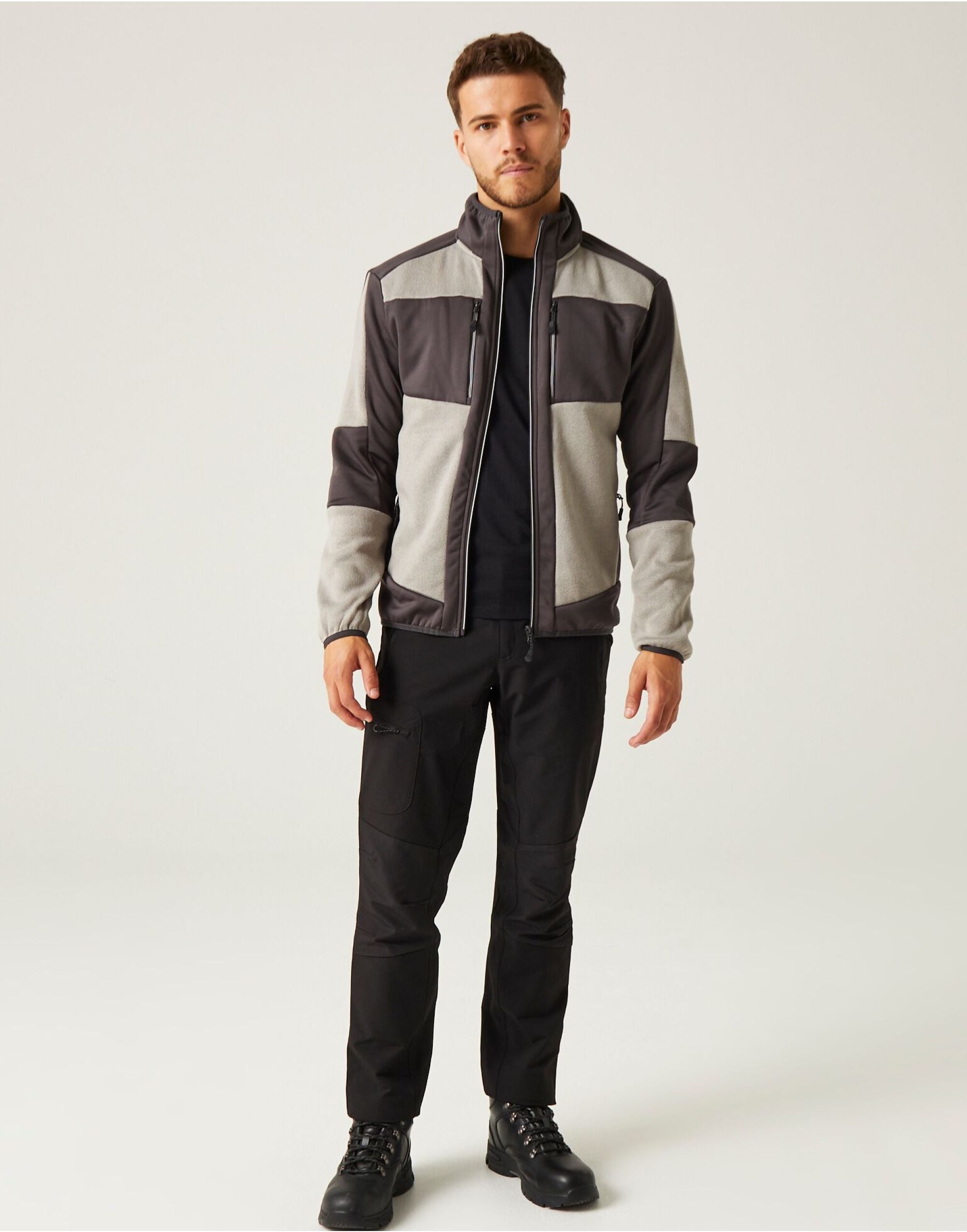 Regatta Professional Regatta E Volve Knit Stretch Midlayer trf720 - Mineral Grey Ash - Customisable Outerwear